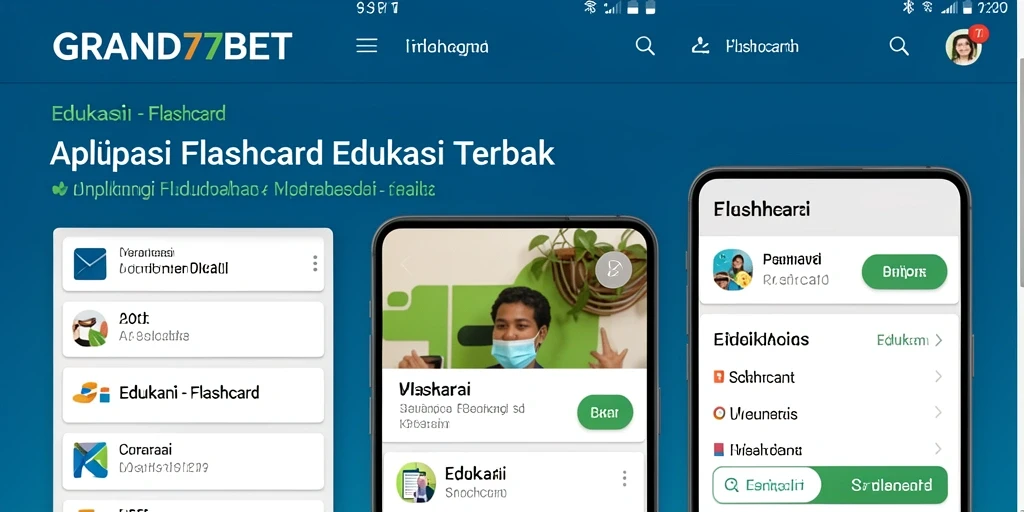 Tampilan antarmuka FLASHCARD pada aplikasi GRAND77BET yang menarik.