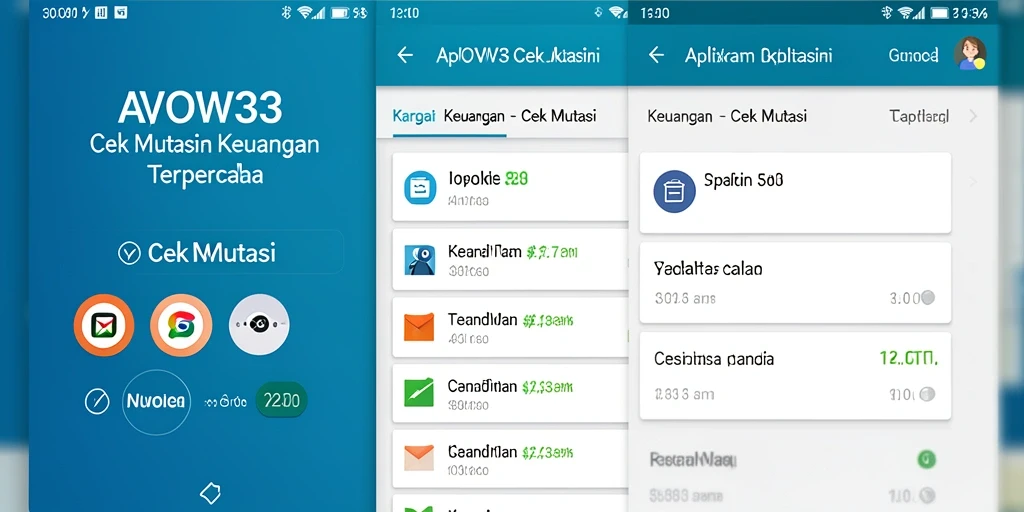 Antarmuka aplikasi WOW33 yang sederhana dan menarik.